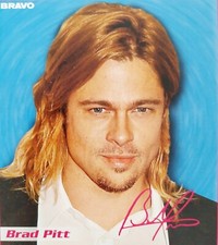 BRAD PITT - Autogrammkarte