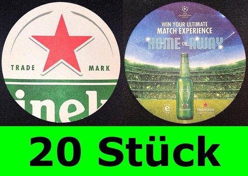 Stück bierdeckel heineken - 20,