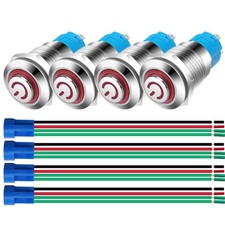 Edelstahl Drucktastenschalter