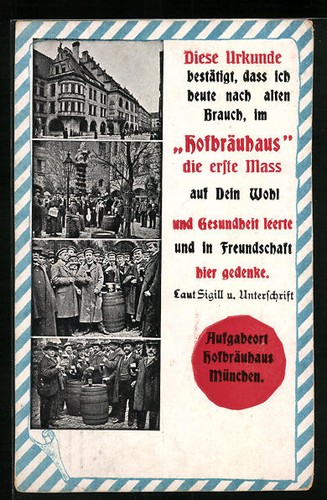 Ansichtskarte münchner - ansichtskarte,