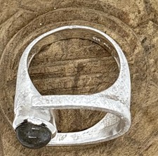 Ring 925 silber 54 grüner - 925, gr.