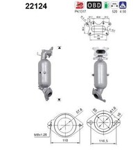 AS Katalysator Kat für HONDA