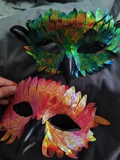 Faschingsmaske Eule Adler Masken Feder Maske Karneval Maske Maskenball