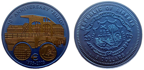 Liberia dollars 2005 10 - 5,