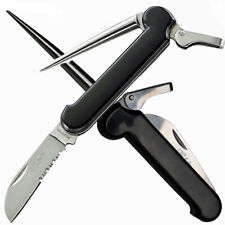 Herbertz Segler Taschenmesser schwarze Kunststoff-Schalen mit Marlspieker 