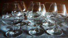 6 x Cognac Glas, Asbach Glas