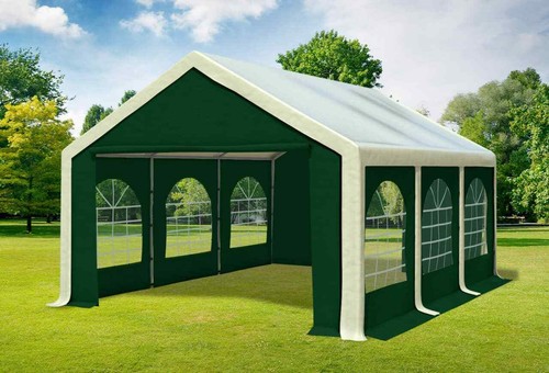 Partyzelt 4x6m beige - beige, pvc