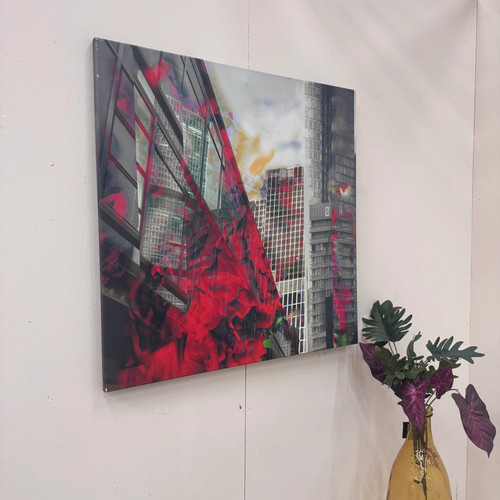 Wandbild 90x90 frankfurt - 90x90,
