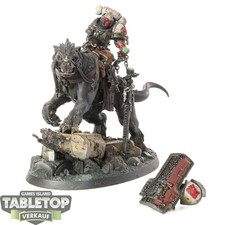 Space Wolves - Wolf Lord on Thunderwolf - bemalt