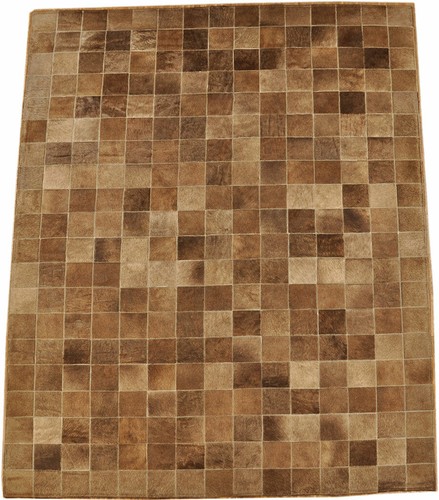 Kuhfell teppich grau - grau, braun