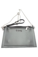 O BAG Classic Umhängetasche Damen Grau Polyurethan Kettenriemen