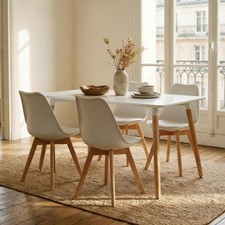Essgruppe mit 4 Stühlen Tisch