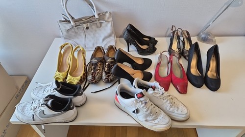 Paar schuhe guess tasche - schuhe+1,