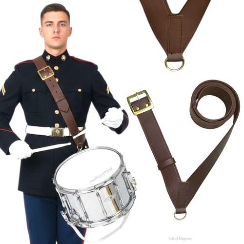 Premium braun leder - leder, marching