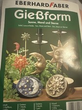 Giessform für Keramik Sonne Mond Sterne Eberhard Faber, Gebrauchsanleitung