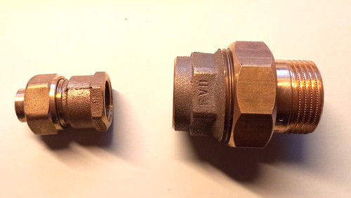 Rotguss löt fitting - rotguss, löt-fitting