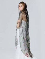 Floral Braut Hochzeit Schleier