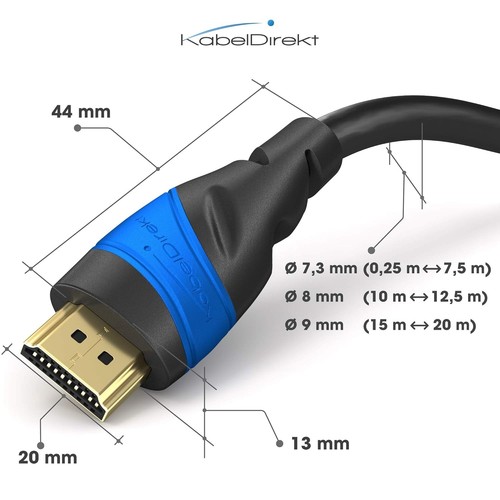Kabeldirekt hdmi cable - 4k/8k,