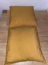 2 Deko/Zierkissen,gelb, 37x37cm