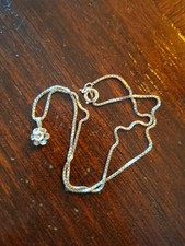 585 Weißgold Kette 4,6  mit