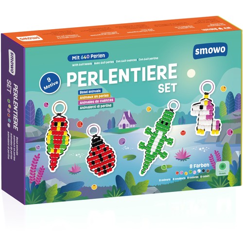 Perlentiere bastelset kinder - bastelset,
