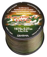 DAIWA INFINITY DUO CAMO CARP LINE 0,27mm - Karpfenschnur - Großspule Angelschnur