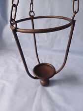 Kerzenampel Metall Blumenampel  Kerzenhalter Vintage 24 cm