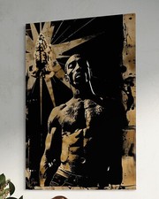 Tupac Leinwand Bild abstrakt Musik Bild Rap 2Pac Shakur Kunst Hip-Hop Wandbild