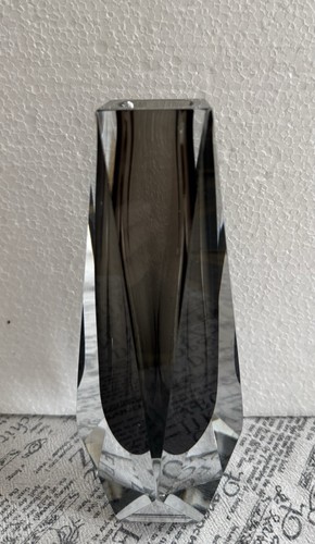 Murano glas blockvase mid - murano,