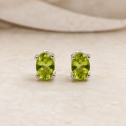 Peridot ohrstecker 925 - peridot,