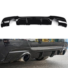 Heckdiffusor für BMW E90 E91 M Sport 2005-2012 Sport-Performance Schwarz Glanz