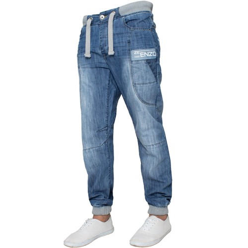 Enzo herren bündchen jeans - bündchen,