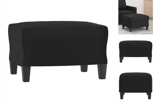 Fußhocker schwarz 60x50x41 - fußhocker,