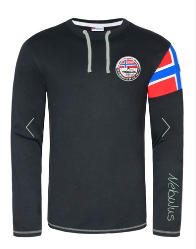 Nebulus langarmshirt schwarz - langarmshirt,,