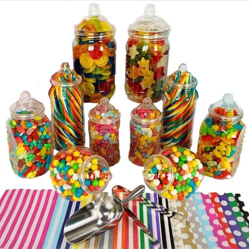 Kunststoff süßigkeiten glas - süßigkeiten,