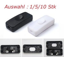 Schnurschalter schwarz weiß