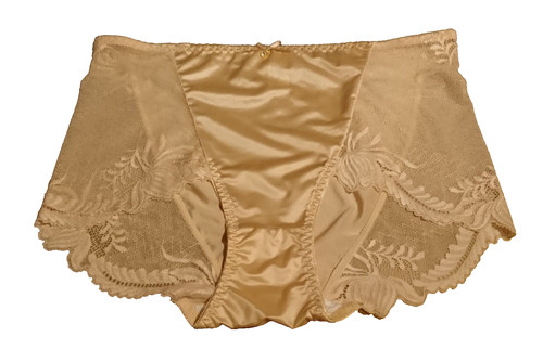 Satin slip spitze puderrosa - slip,
