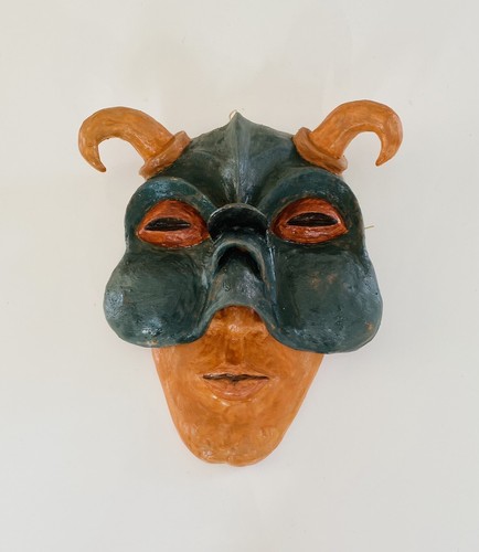 Art deco keramik maske - deco,