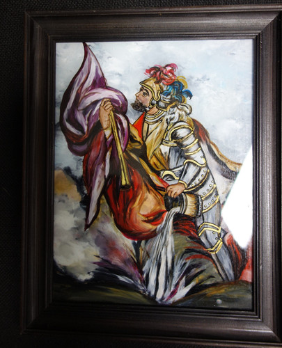 Hinterglasbild hl florian - hinterglasbild,
