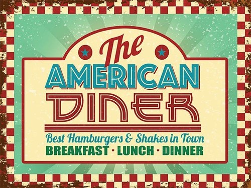 American diner retro großes - diner,