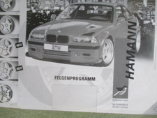 Hamann Motorsport Felgenprogramm BMW E34 E46 Z3 E38 E32 Prospektblatt