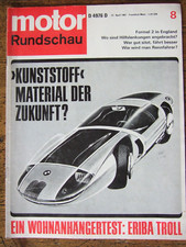 motor Rundschau 8/1967 v. 21. April 1967 Test Eriba Troll