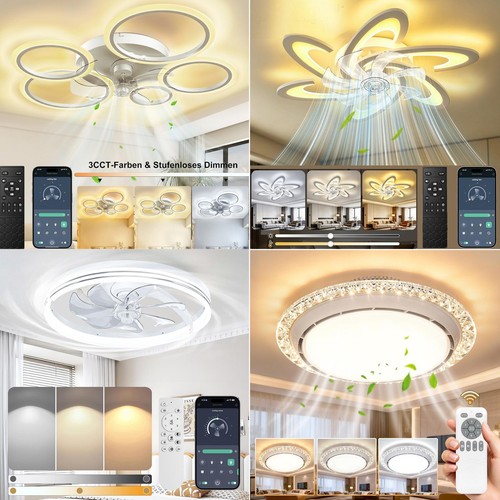 Led deckenventilator - led,