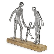 Moderne Dekofigur Familie mit