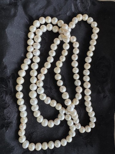Zuchtperlenkette 140 lang - 140,