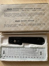 Hawid Briefmarken Klemmtasche Schneideeinrichtung Schneidemesser vintage