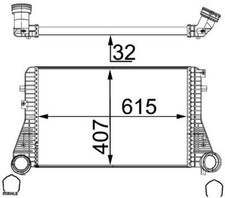 MAHLE CI83000S Ladeluftkühler