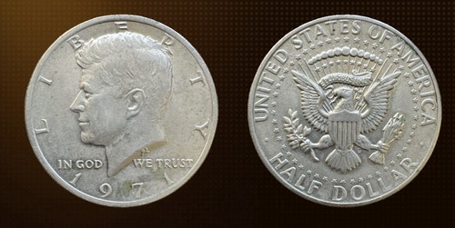 Usa halber dollar - 1/2,