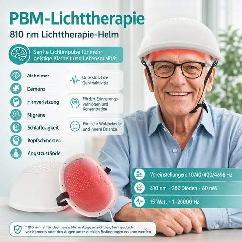 810nm pbm gehirnhelm 280 - 810nm,