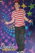 DANIELE NEGRONI - A3 Poster 42x28cm - DSDS Star Fan Sammlung Plakat Magazin